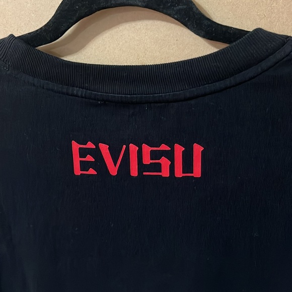 Evisu Cotton Logo T-shirt - Picture 7 of 8